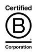 B-Corp logo in black
